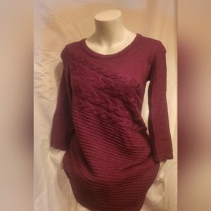 Purple oversized Cleo sweater